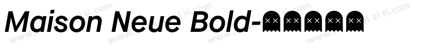 Maison Neue Bold字体转换
